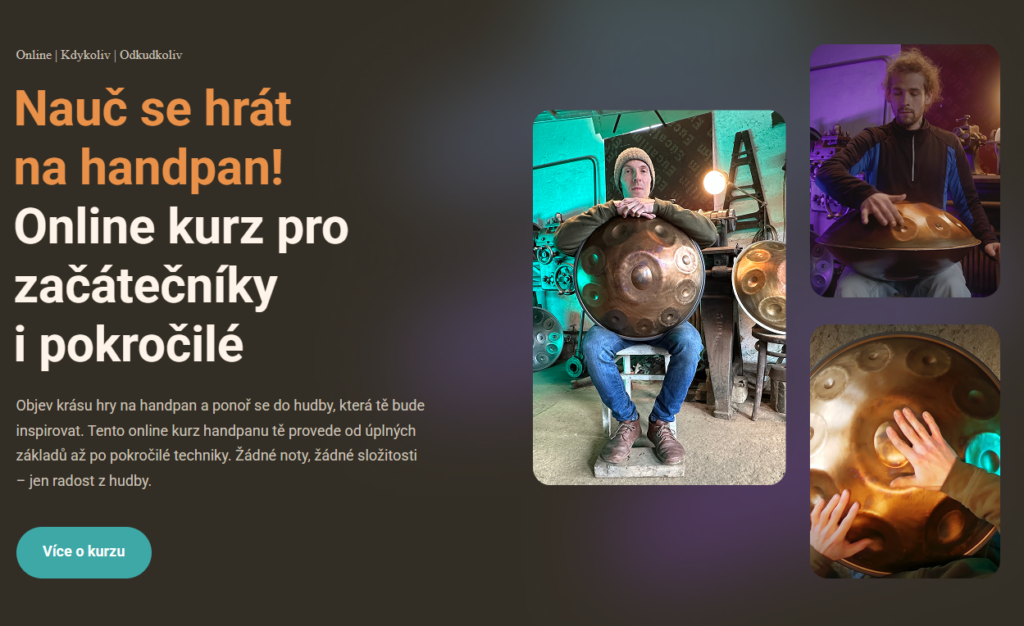 Handpan škola online